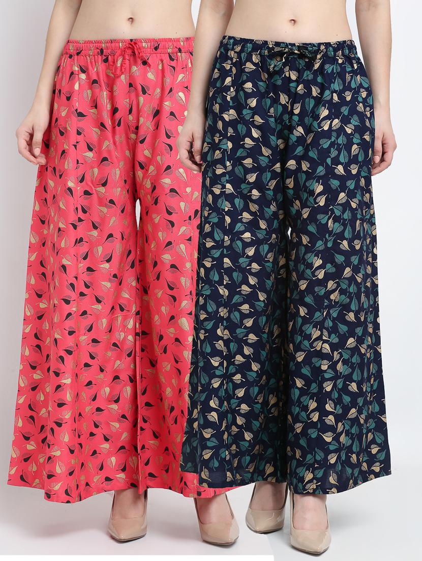 pack of 2 flared palazzos - 19125620 - Zoom Image - 0