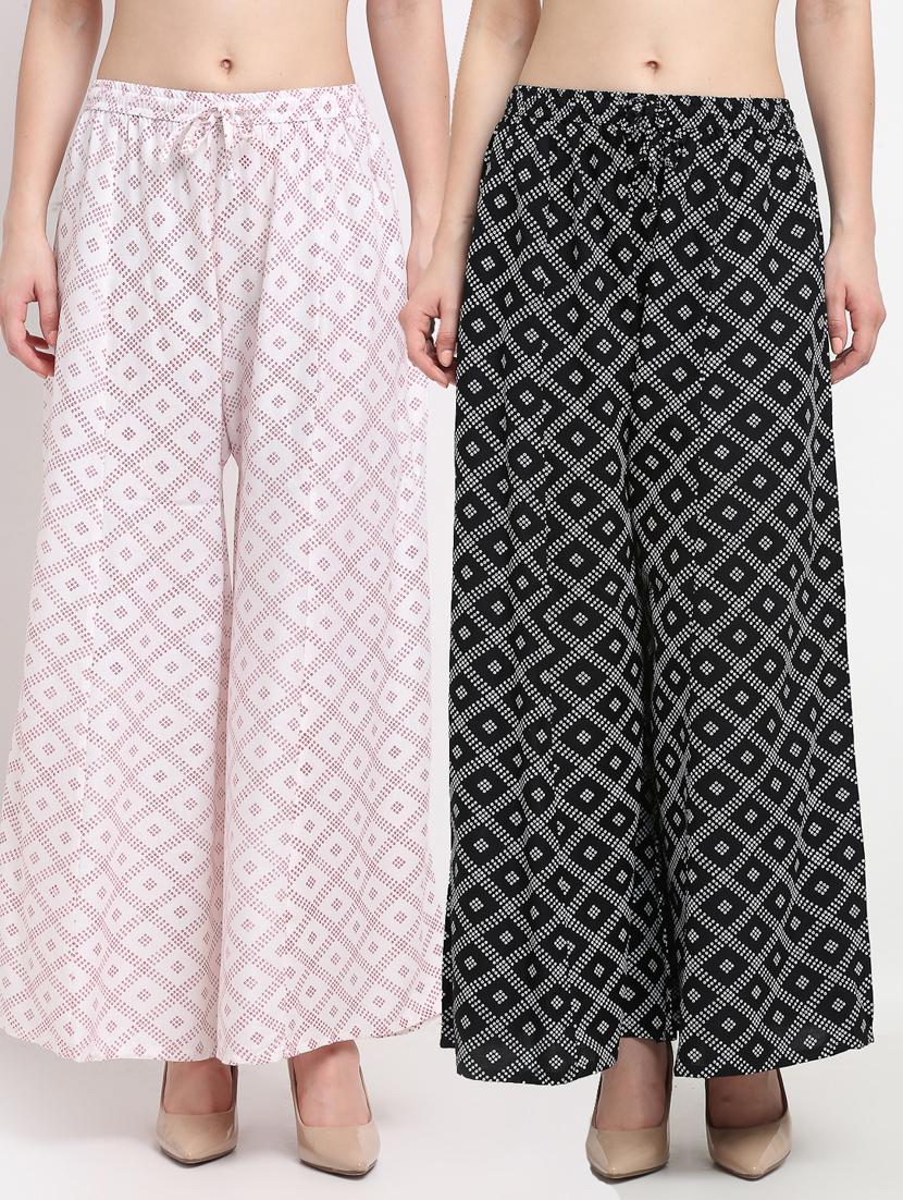 pack of 2 flared palazzos - 19125631 - Zoom Image - 0