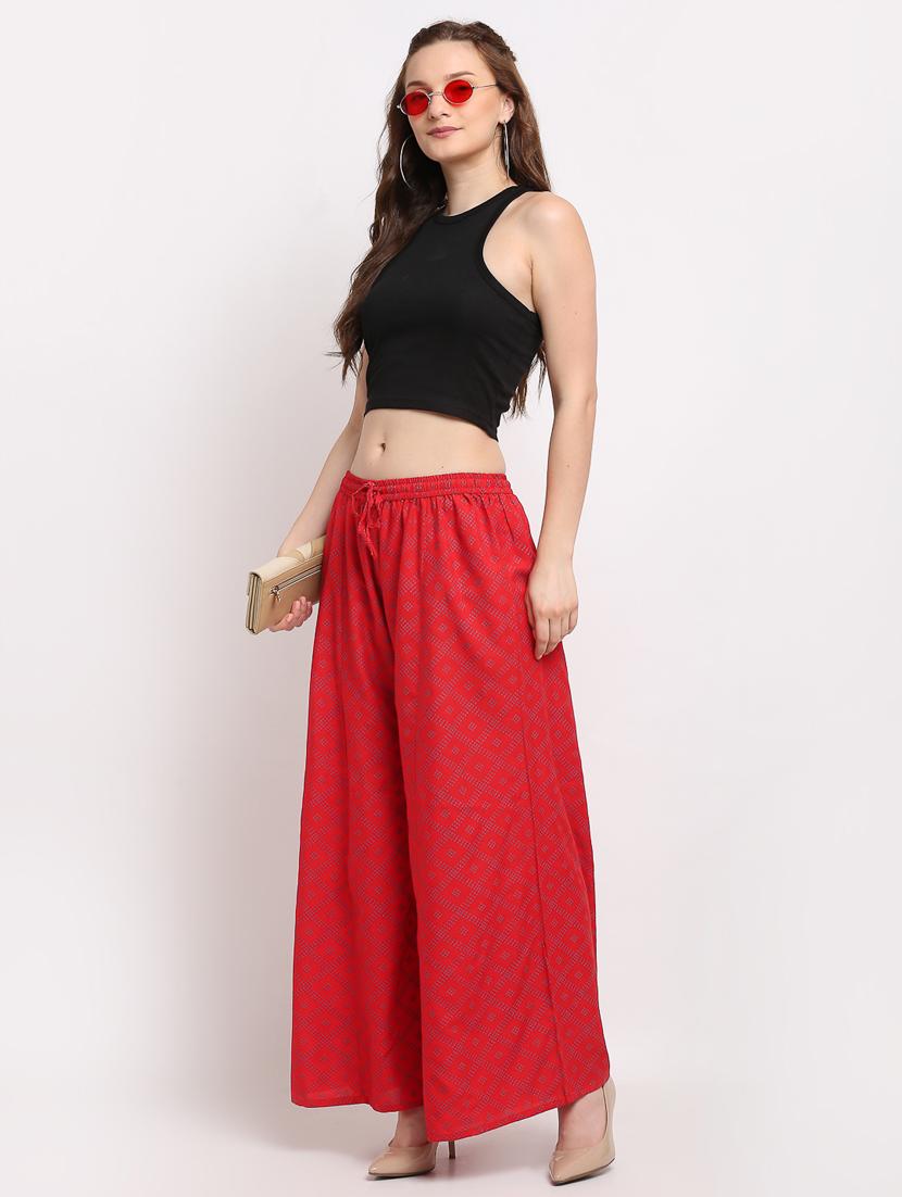 pack of 2 printed flared palazzo - 19125648 - Standard Image - 5