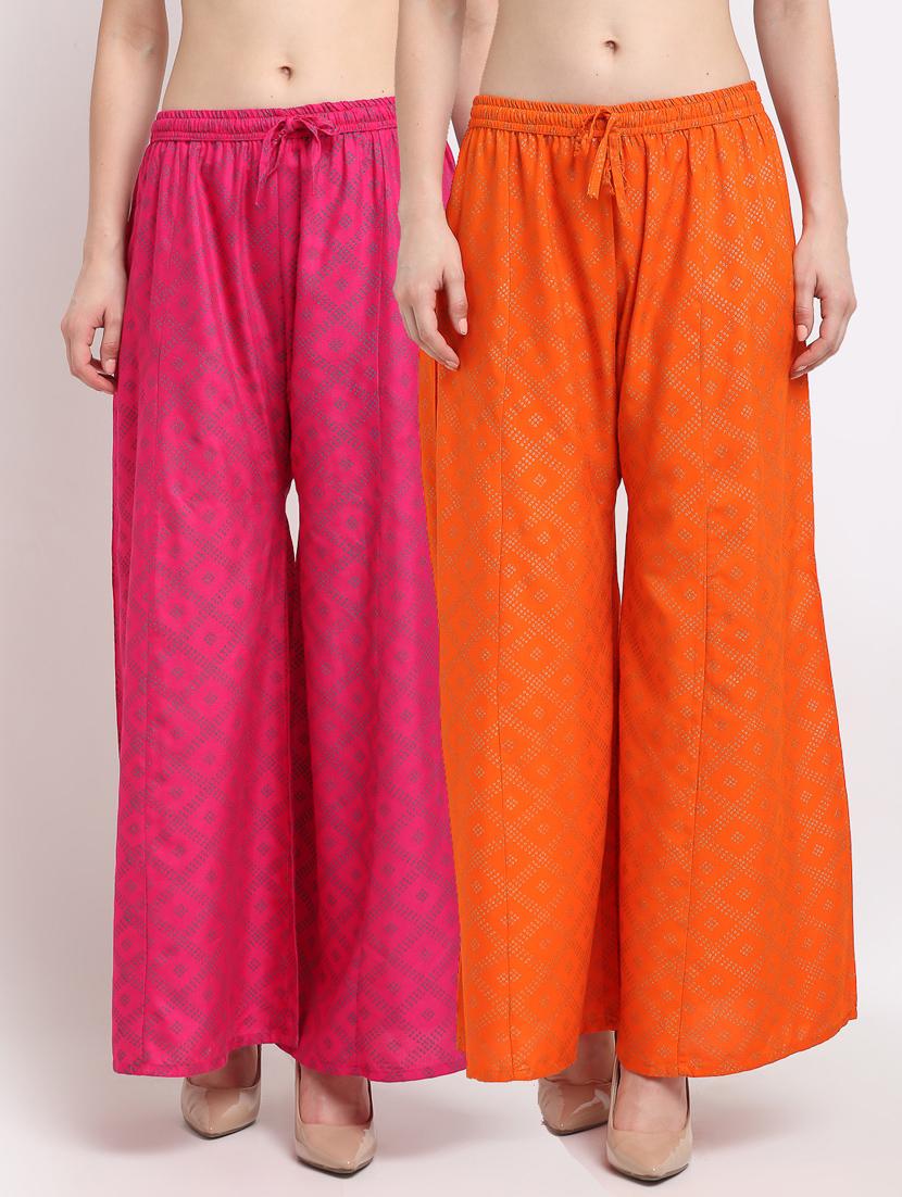 pack of 2 flared palazzos - 19125655 -  Zoom Image - 0