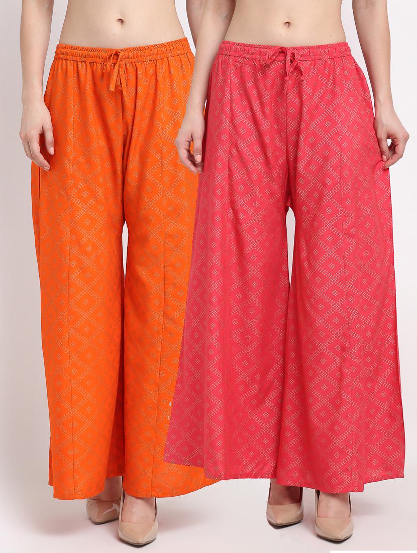 pack of 2 flared palazzos - 19125664 -  Zoom Image - 0