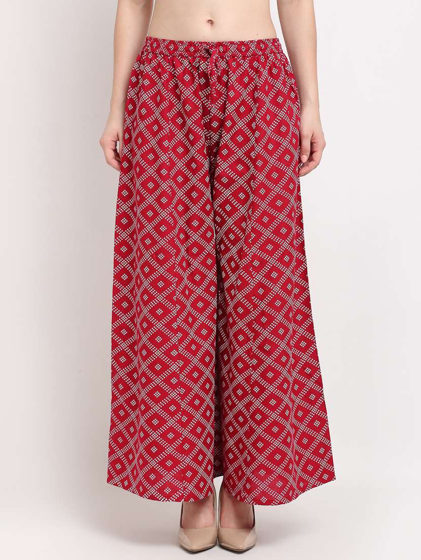 pack of 2 printed flared palazzo - 19125674 -  Standard Image - 3