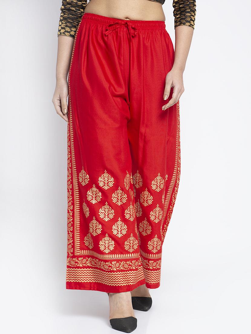 pack of 2 printed flared palazzo - 19125688 - Standard Image - 3