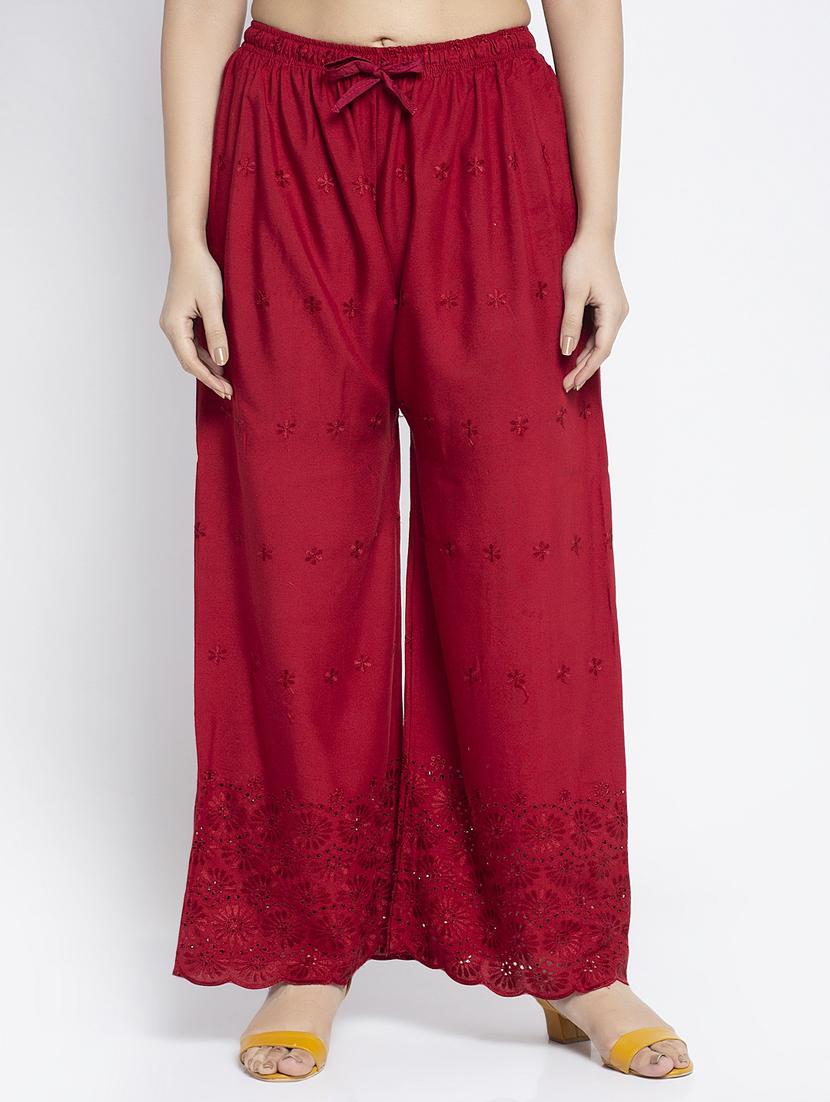 pack of 2 solid flared palazzo - 19125821 - Standard Image - 3