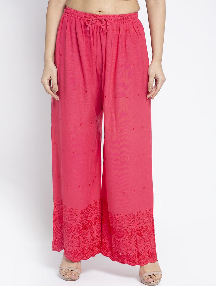 pack of 2 solid flared palazzo - 19125832 - Standard Image - 3