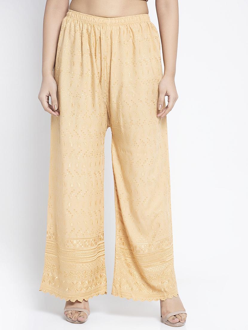 pack of 2 solid flared palazzo - 19125889 - Standard Image - 3