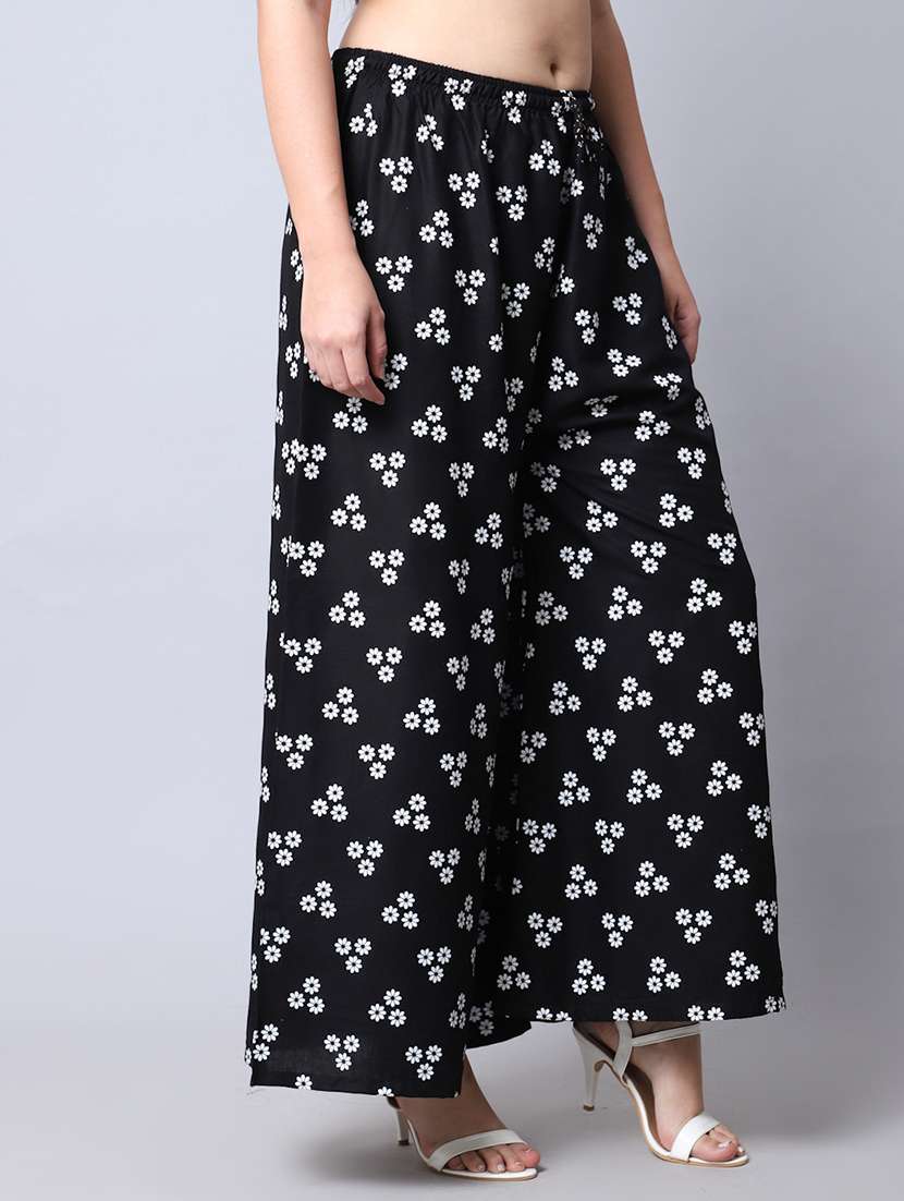 pack of 2 printed flared palazzo - 19125914 -  Standard Image - 3