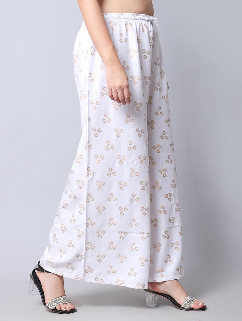 pack of 2 floral printed flared palazzo - 19125917 - Standard Image - 3