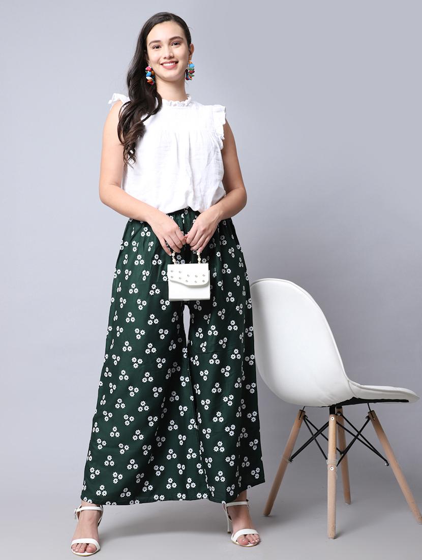 pack of 2 printed flared palazzo - 19125931 - Standard Image - 5