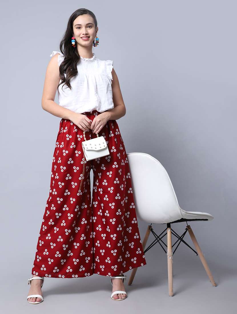 pack of 2 printed flared palazzo - 19125941 -  Standard Image - 5
