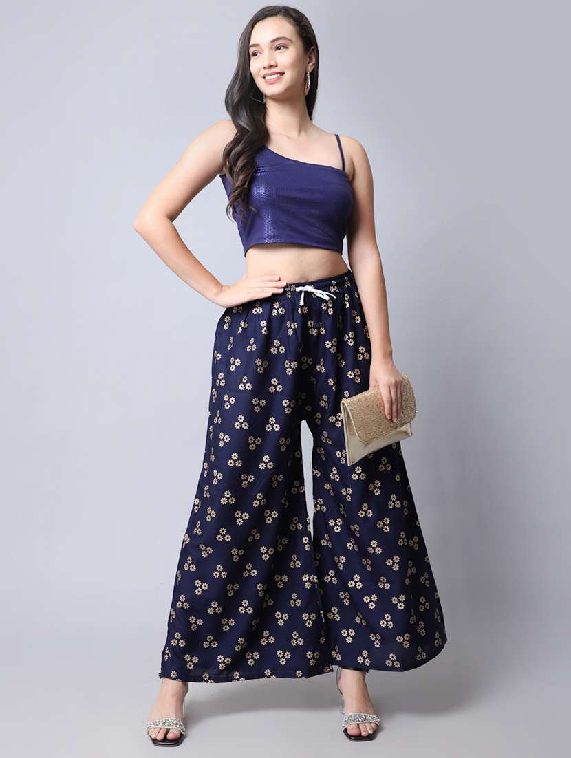 pack of 2 printed flared palazzo - 19125943 -  Standard Image - 5