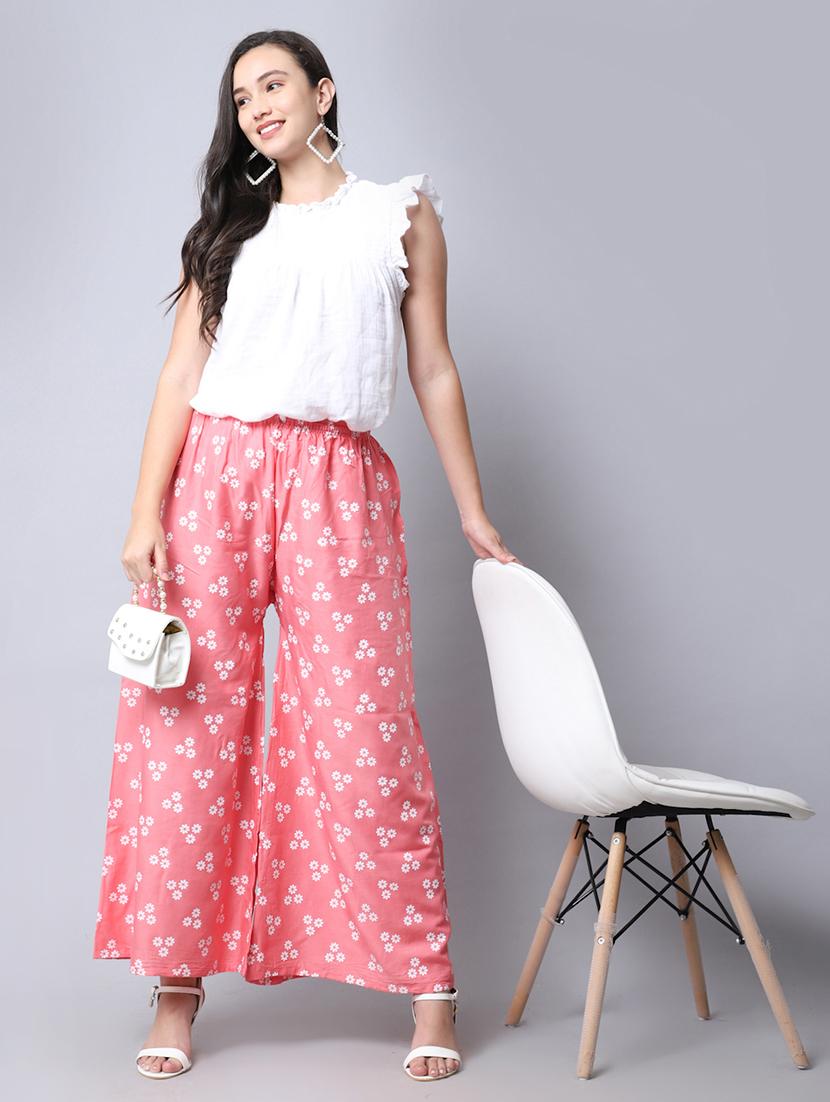 pack of 2 printed flared palazzo - 19125945 - Standard Image - 5