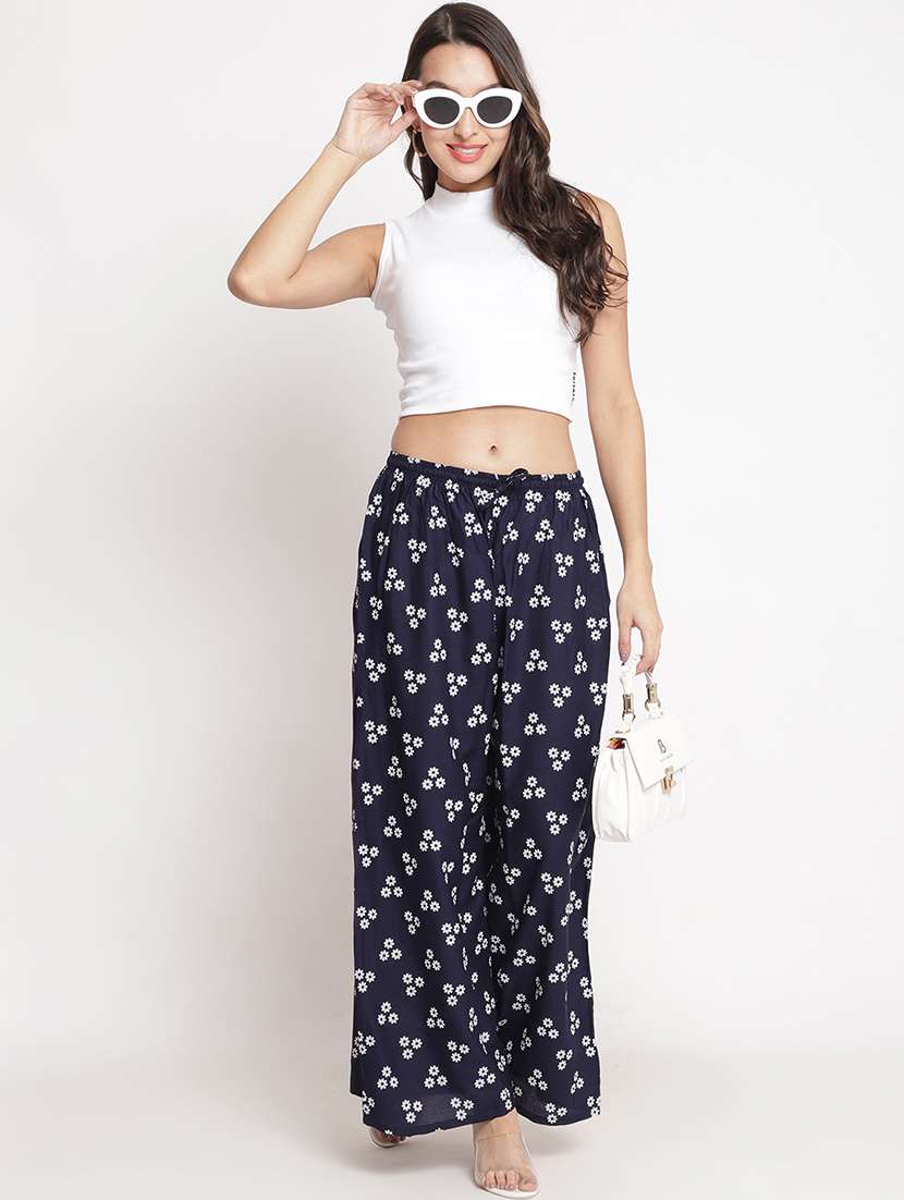 pack of 2 printed flared palazzo - 19125947 -  Standard Image - 5