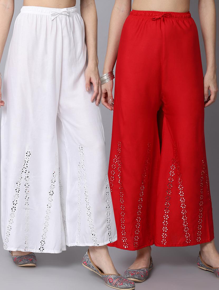 pack of two flared palazzo - 19125979 - Zoom Image - 0