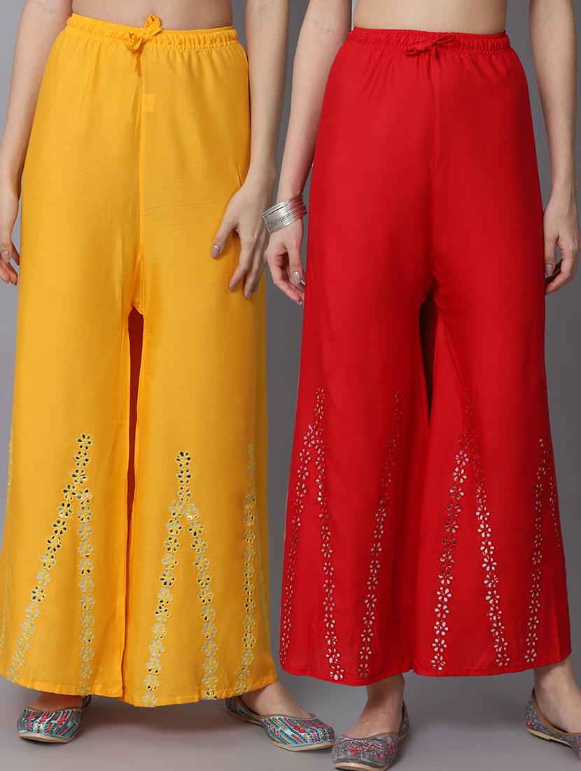 pack of two flared palazzo - 19125990 -  Zoom Image - 0