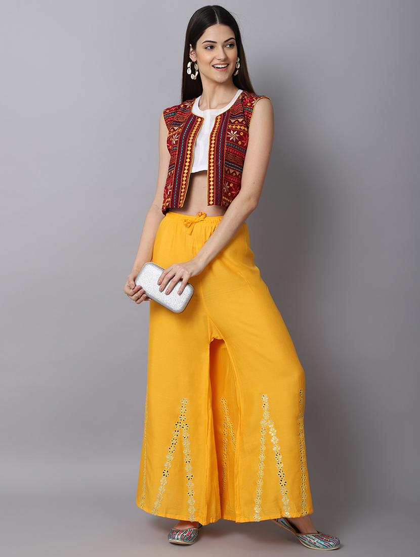 pack of 2 solid flared palazzo - 19126000 - Standard Image - 5