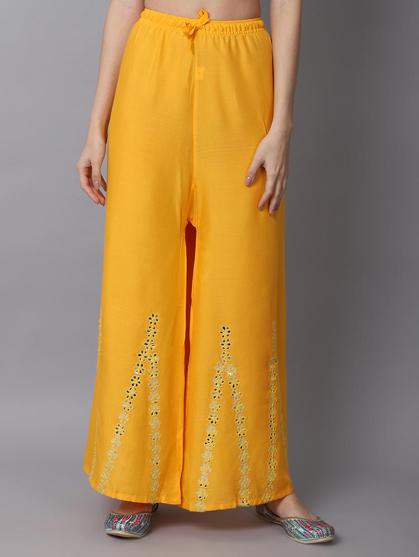 pack of 2 embroidered straight palazzo - 19126008 - Standard Image - 3