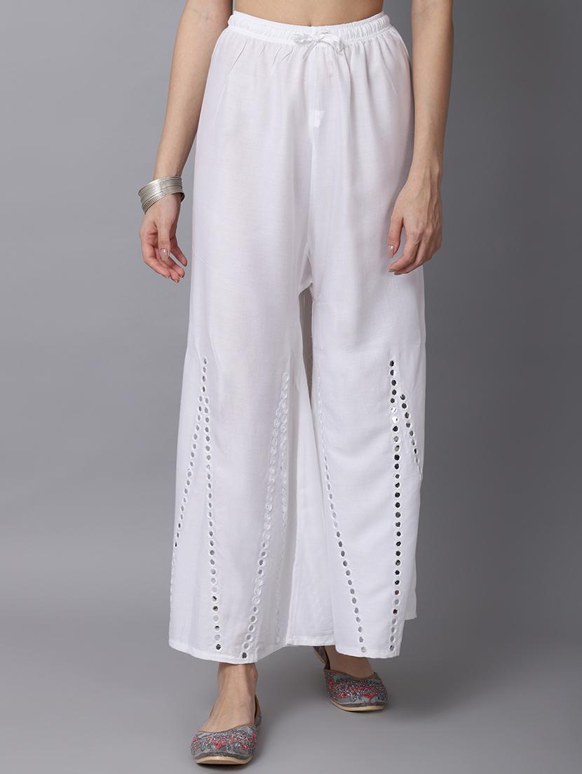 pack of 2 solid flared palazzo - 19126057 - Standard Image - 3
