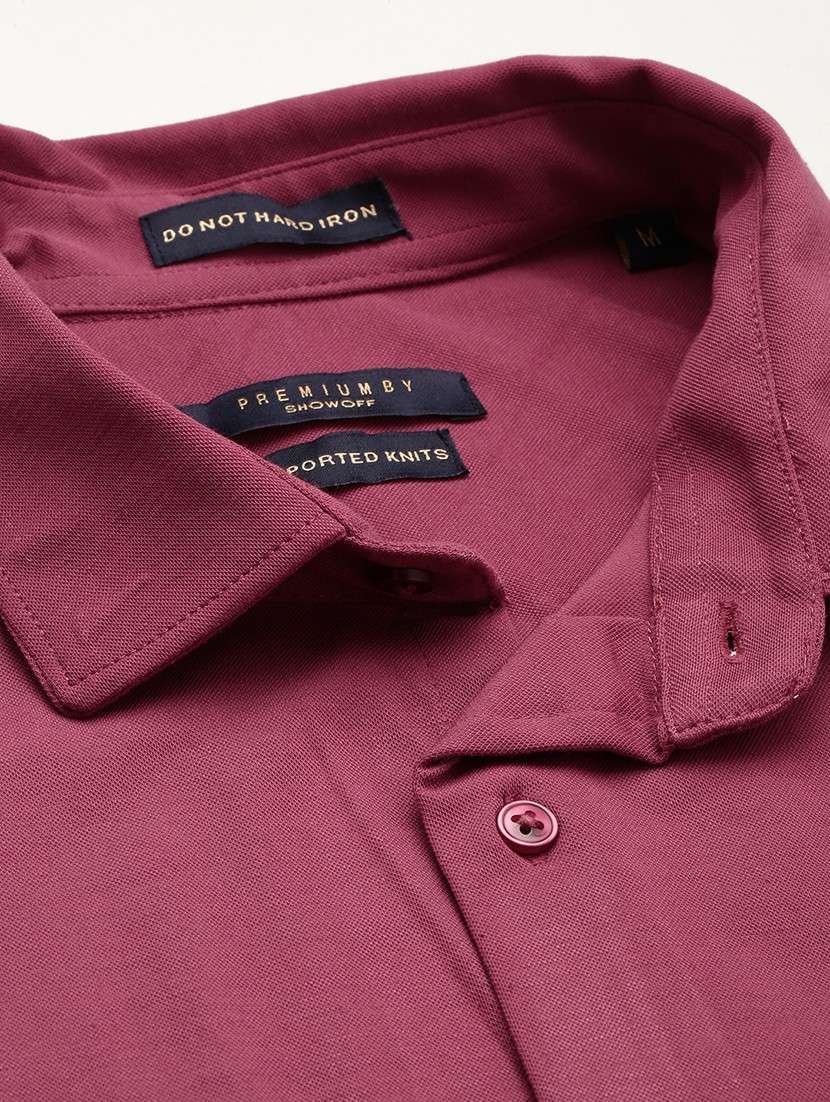 mens solid casual shirt - 19126352 -  Standard Image - 5