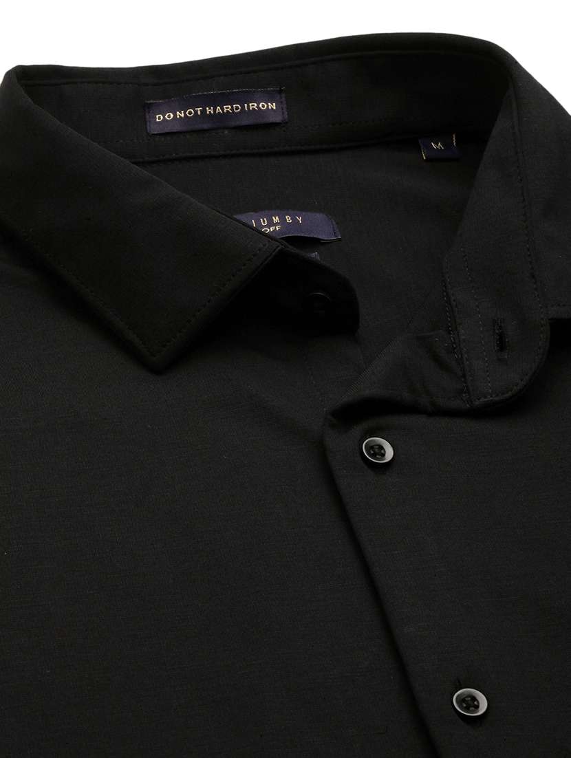 mens solid casual shirt - 19126357 -  Standard Image - 5