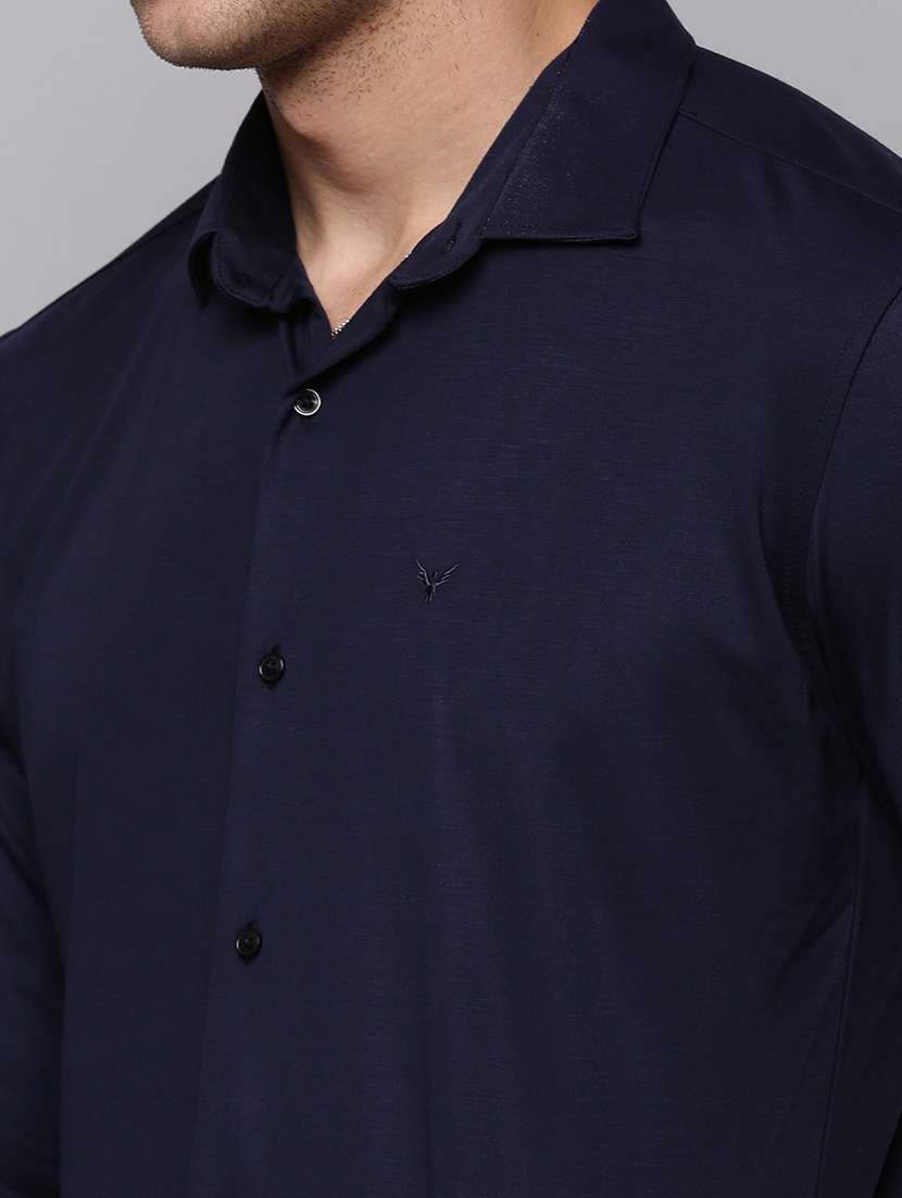 mens solid casual shirt - 19126358 -  Standard Image - 5