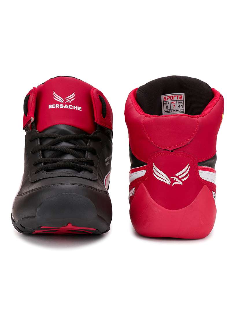 red lace up sports shoe - 19127100 -  Standard Image - 3