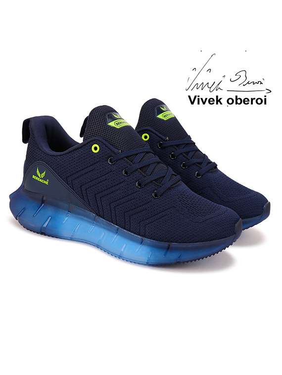 blue lace up sport shoes - 19127109 - Standard Image - 3