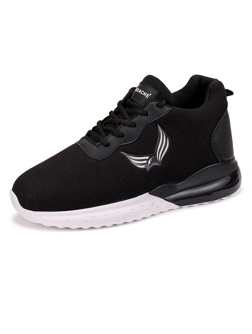 black lace up sneakers - 19127130 - Standard Image - 3