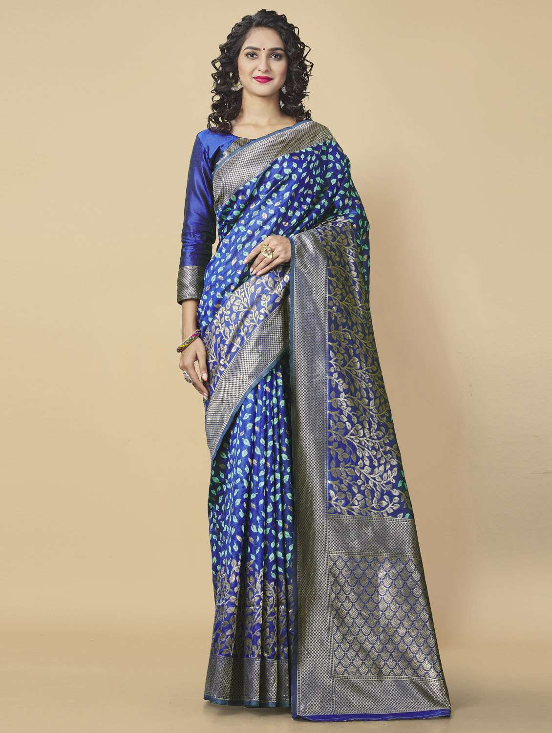 women's banarasi saree - 19127397 - Zoom Image - 0