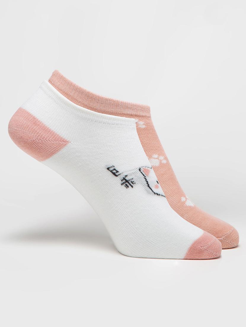 women's pack of 2 no show socks - 19127663 - Zoom Image - 0