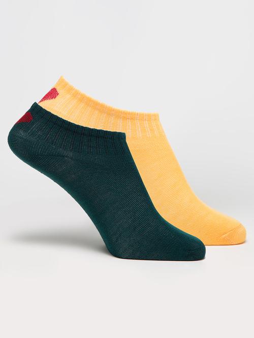 women's pack of 2 no show socks - 19127671 - Standard Image - 0