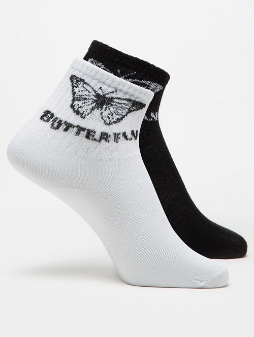 multi colored cotton socks - 19127752 - Standard Image - 0