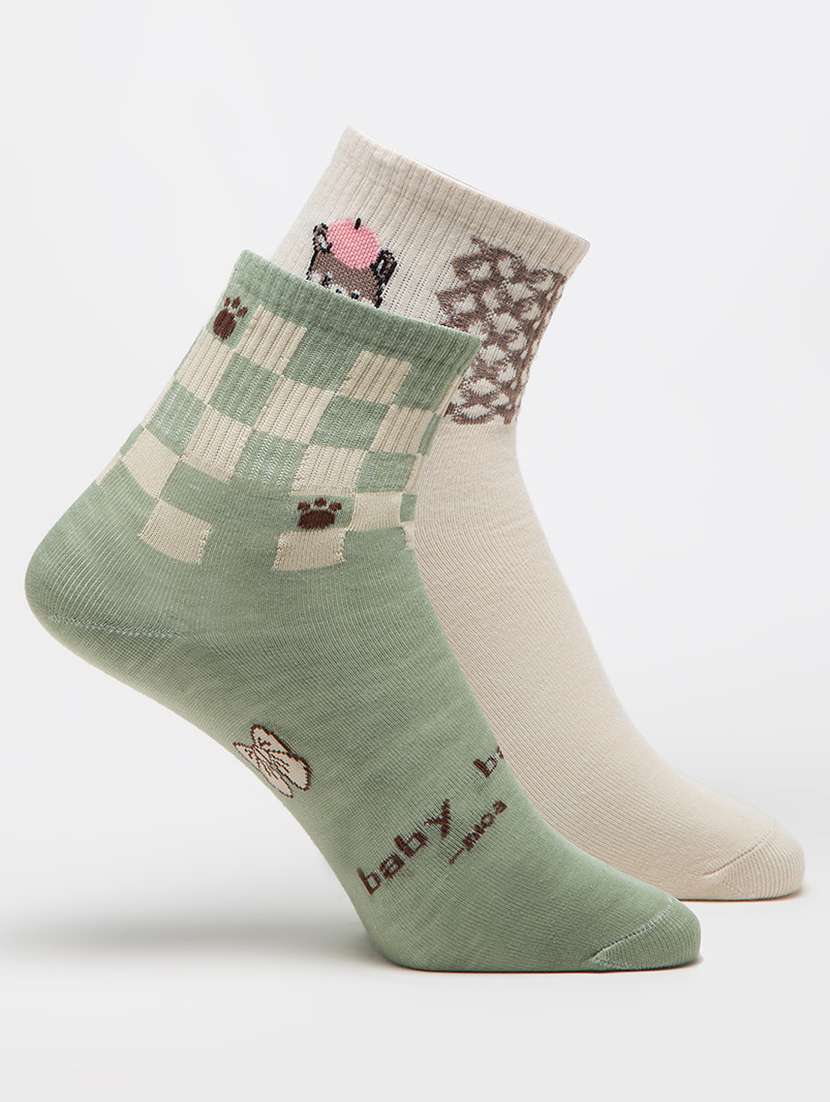 multi colored cotton socks