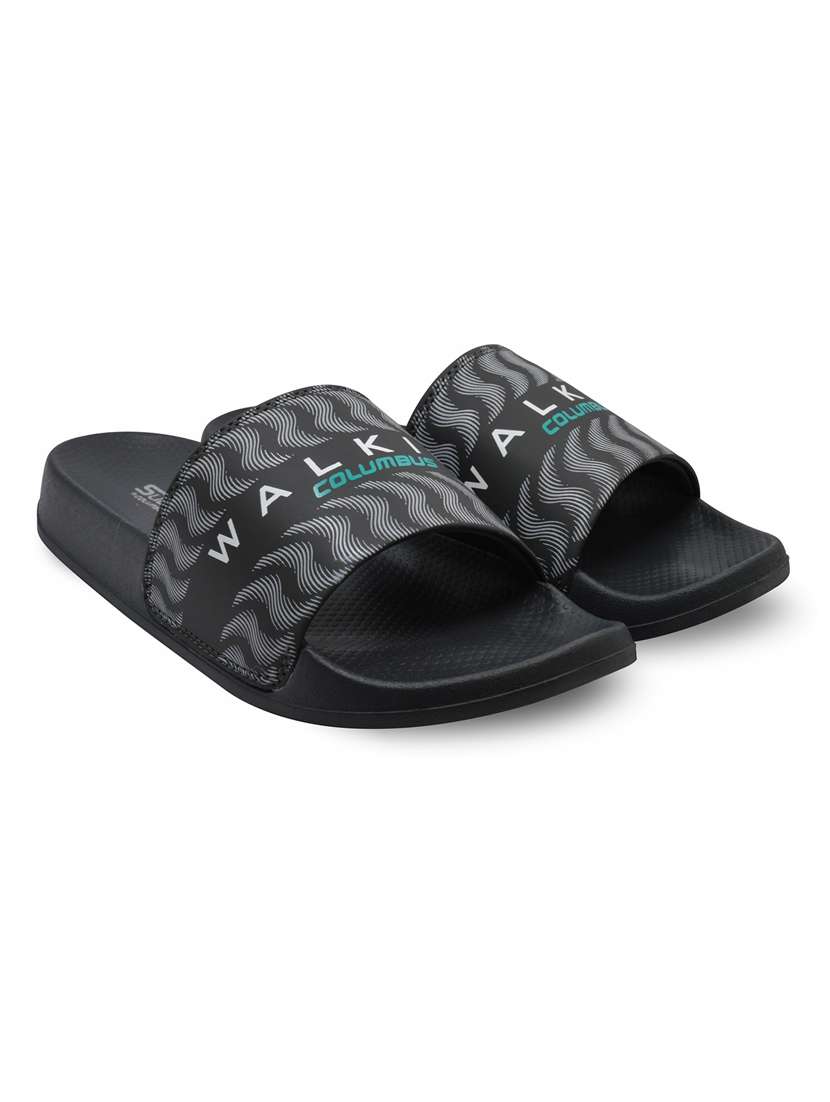 grey slip on slipper - 19128451 -  Zoom Image - 0