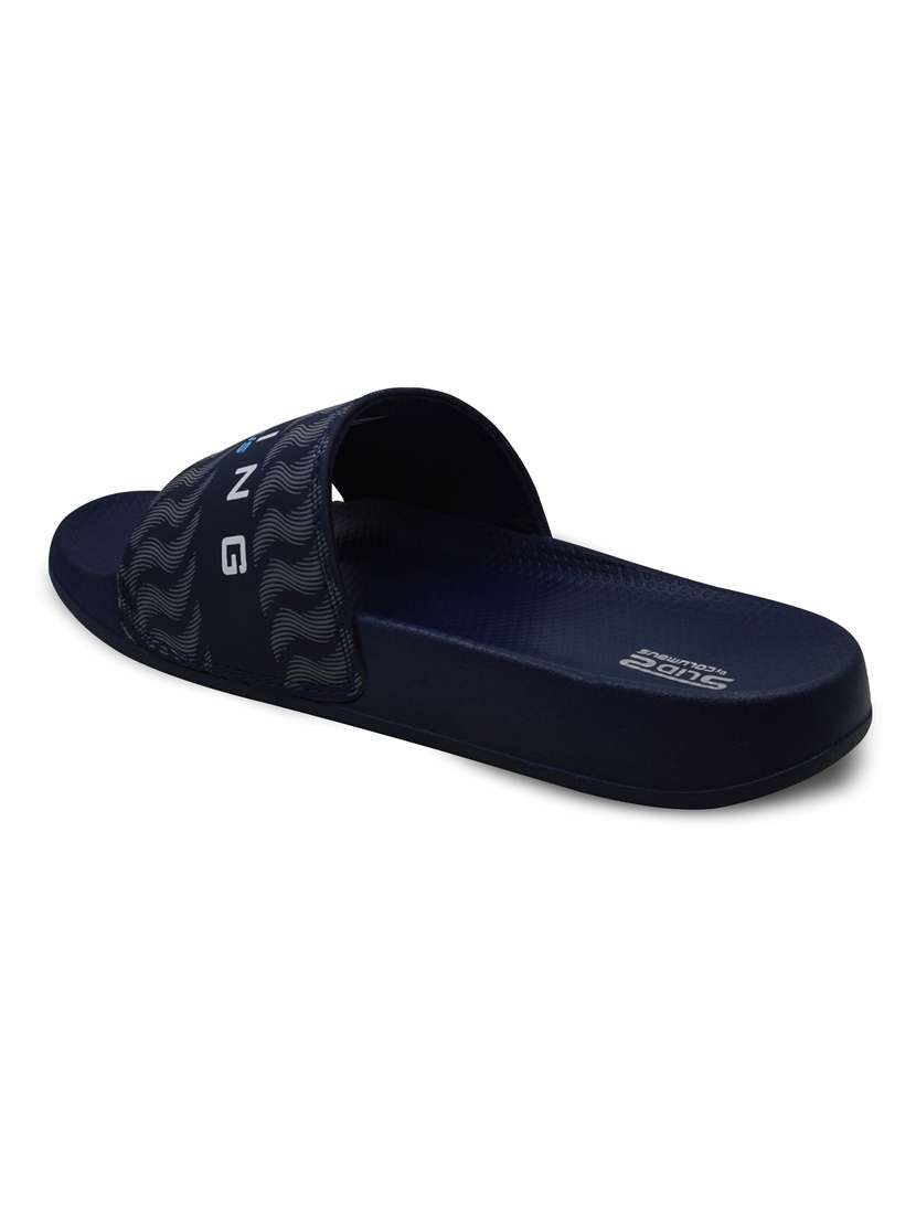 navy flip flop slipper - 19128453 - Standard Image - 3