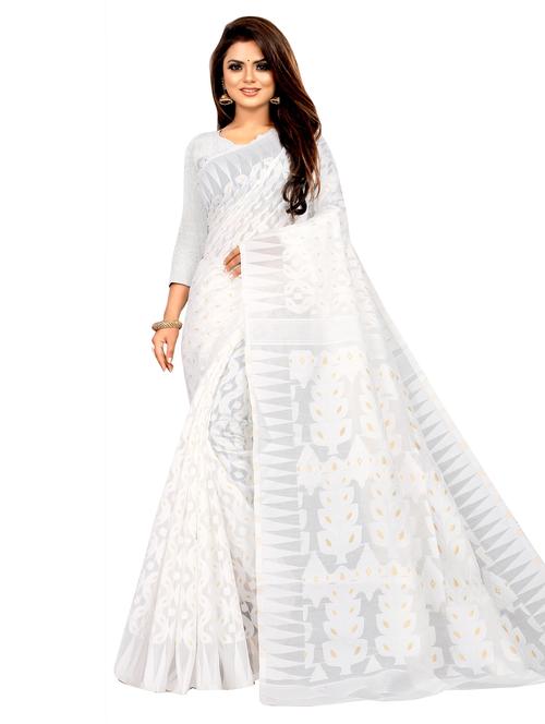 self design zari work woven saree - 19129158 - Standard Image - 0