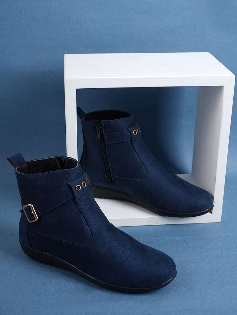 navy ankle boot - 19129212 -  Zoom Image - 0