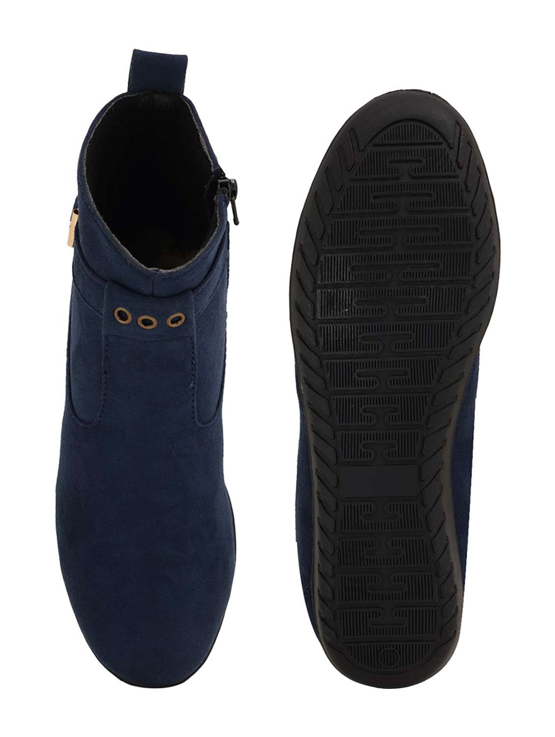navy ankle boot - 19129212 - Standard Image - 3