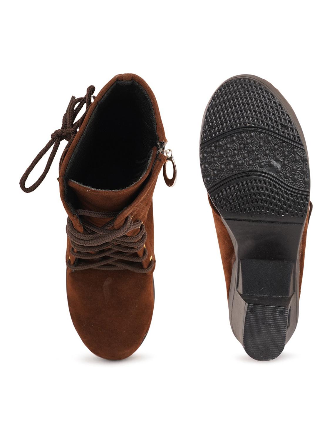 brown lace up boot - 19129218 - Standard Image - 3