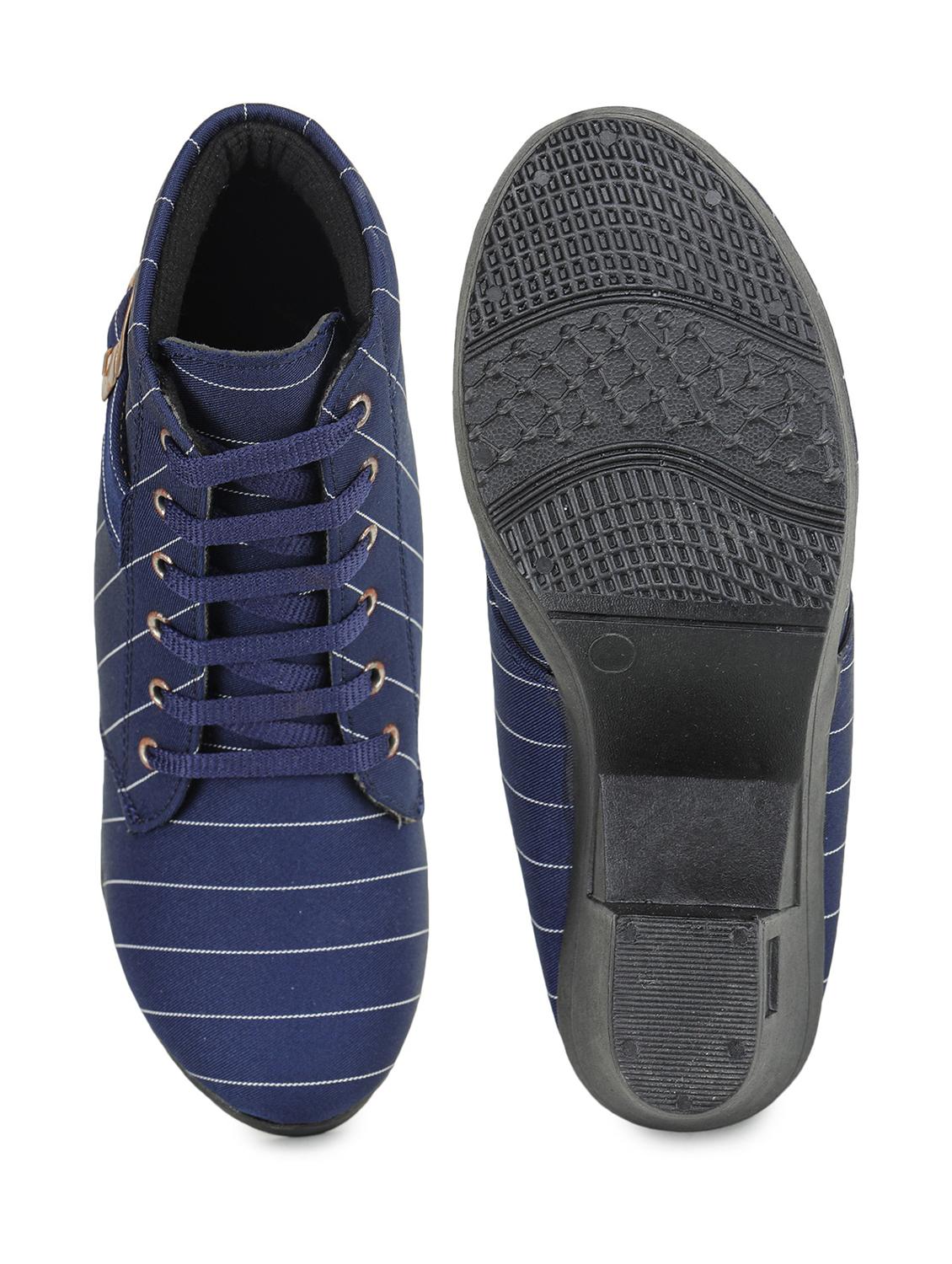 navy ankle boot - 19129235 - Standard Image - 3
