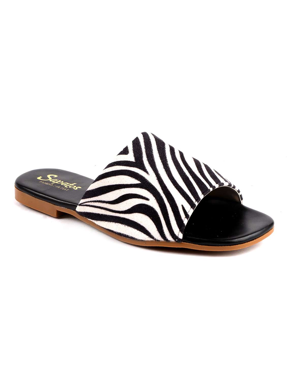 white slip on sandal - 19129310 - Zoom Image - 0