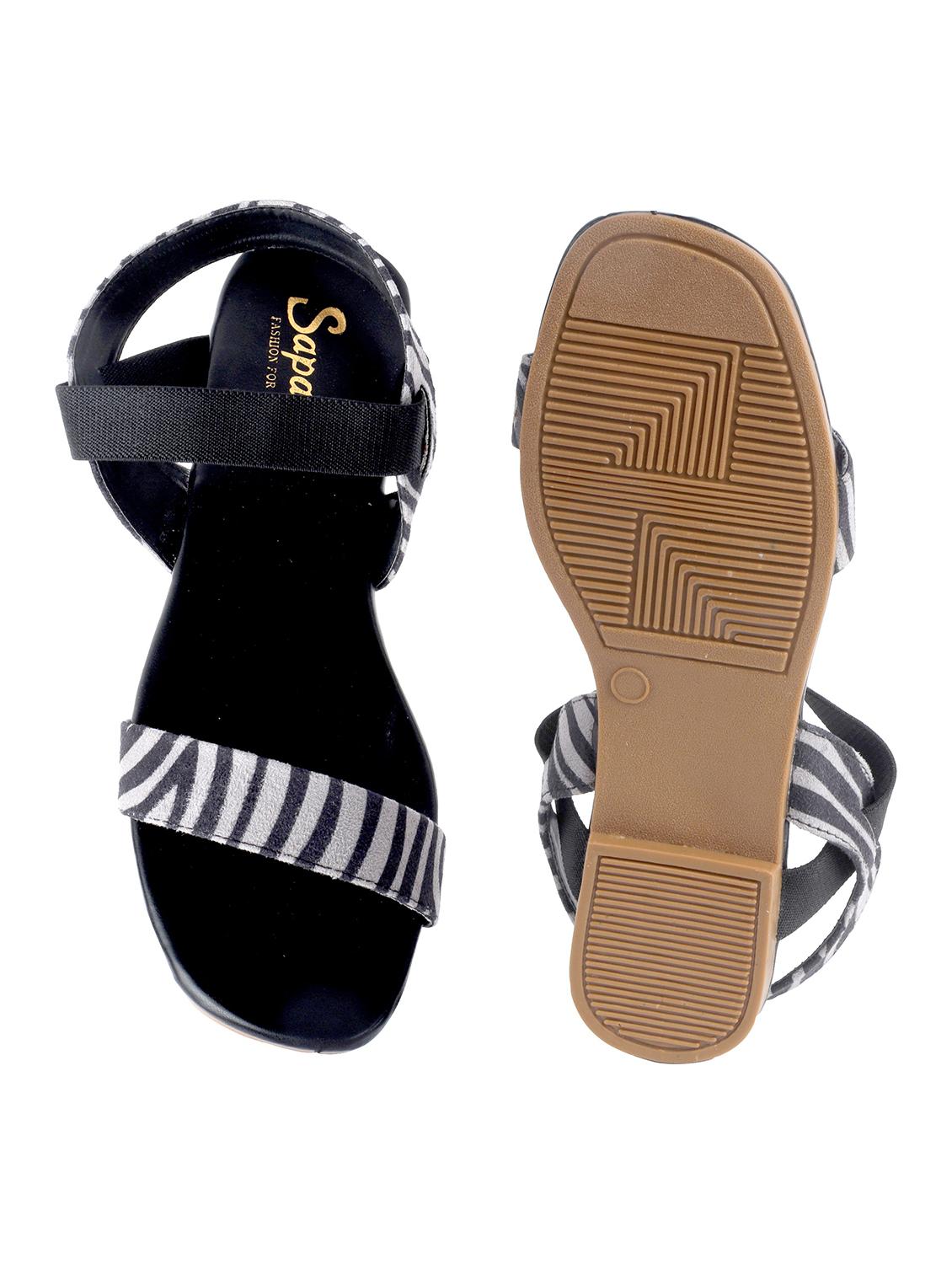 beige printed slip on sandal - 19129312 - Standard Image - 3