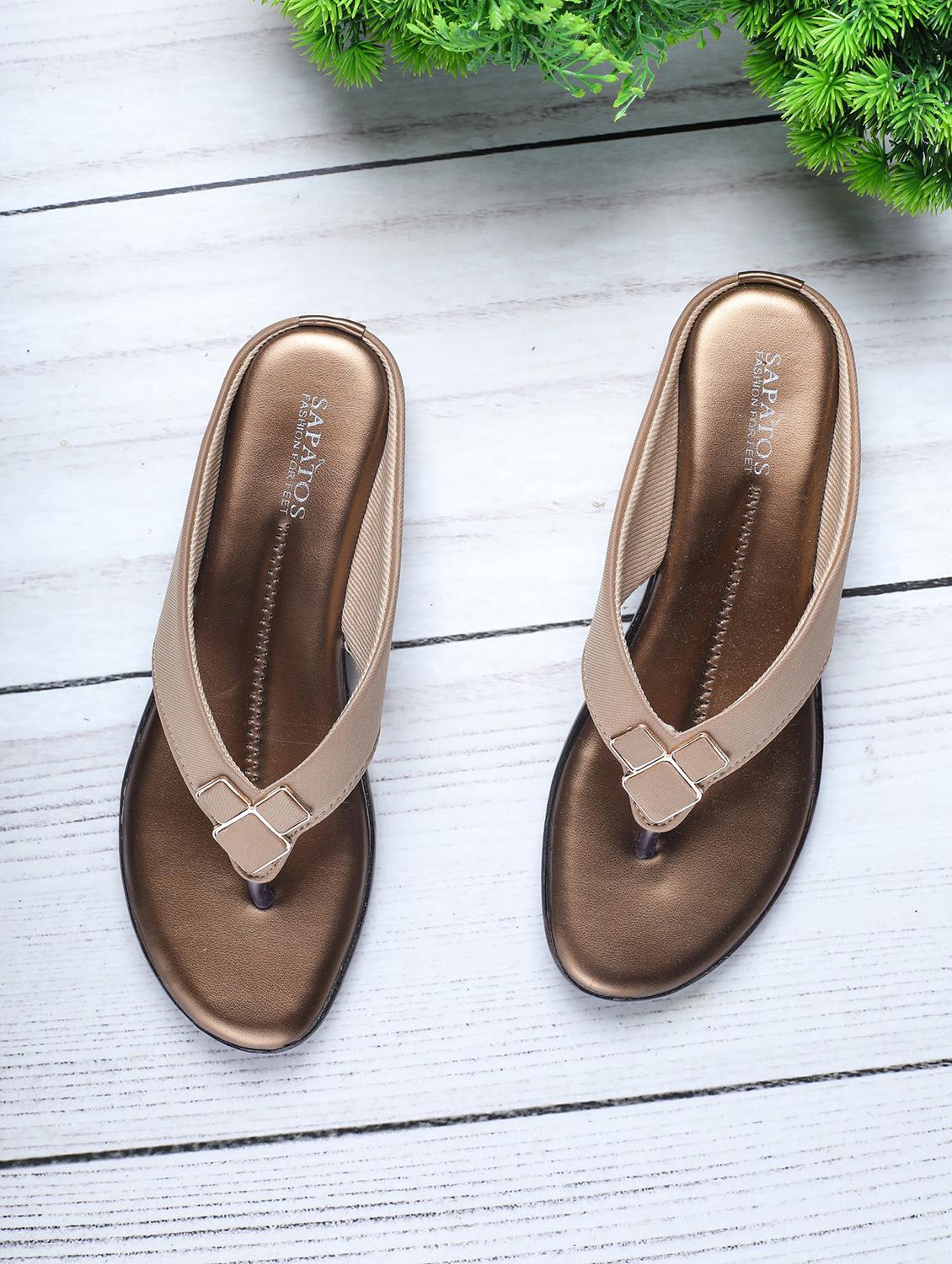 beige slip on sandals - 19129361 - Zoom Image - 0