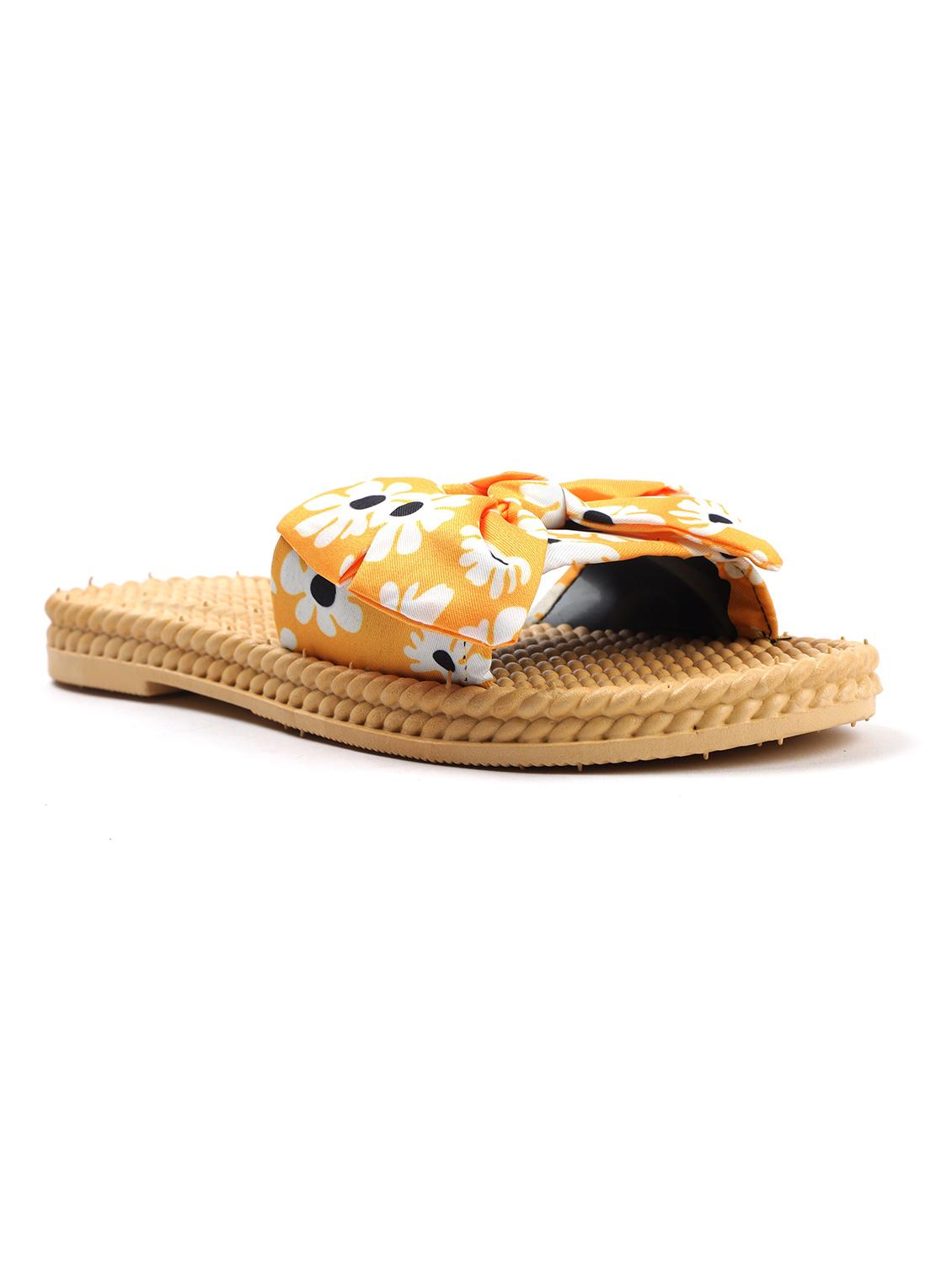 women yellow slip on sandal - 19129365 -  Zoom Image - 0