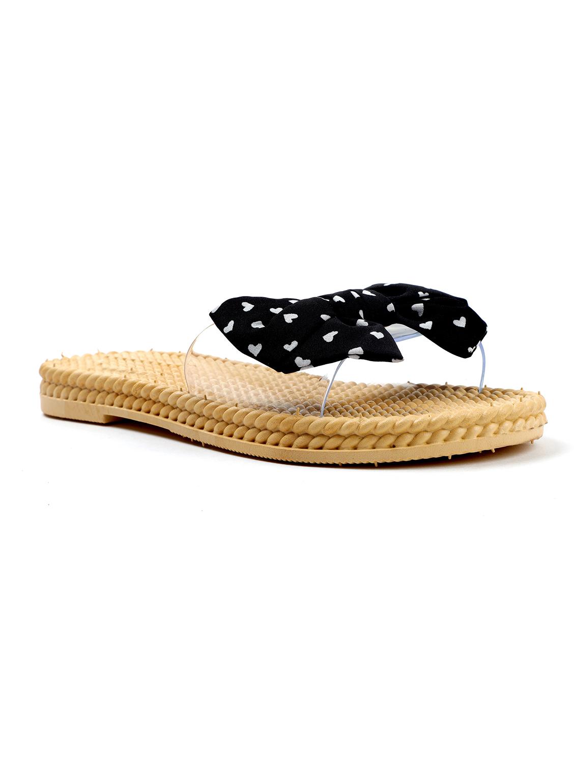 black slip on sandals - 19129373 - Zoom Image - 0