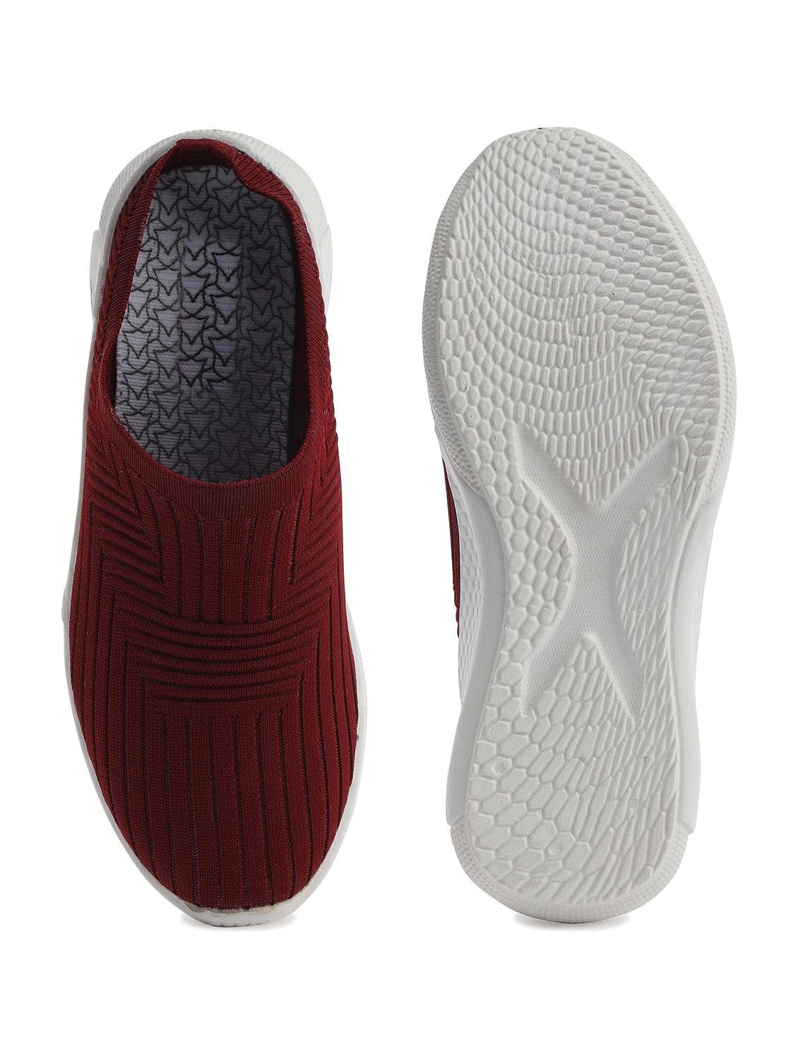 maroon slip on shoe - 19129487 - Standard Image - 3