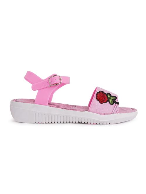 women pink ankle strap wedge - 19129543 -  Standard Image - 0
