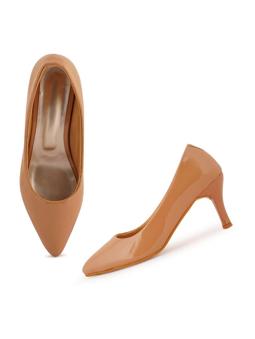 women solid slip on pump - 19129657 - Standard Image - 3