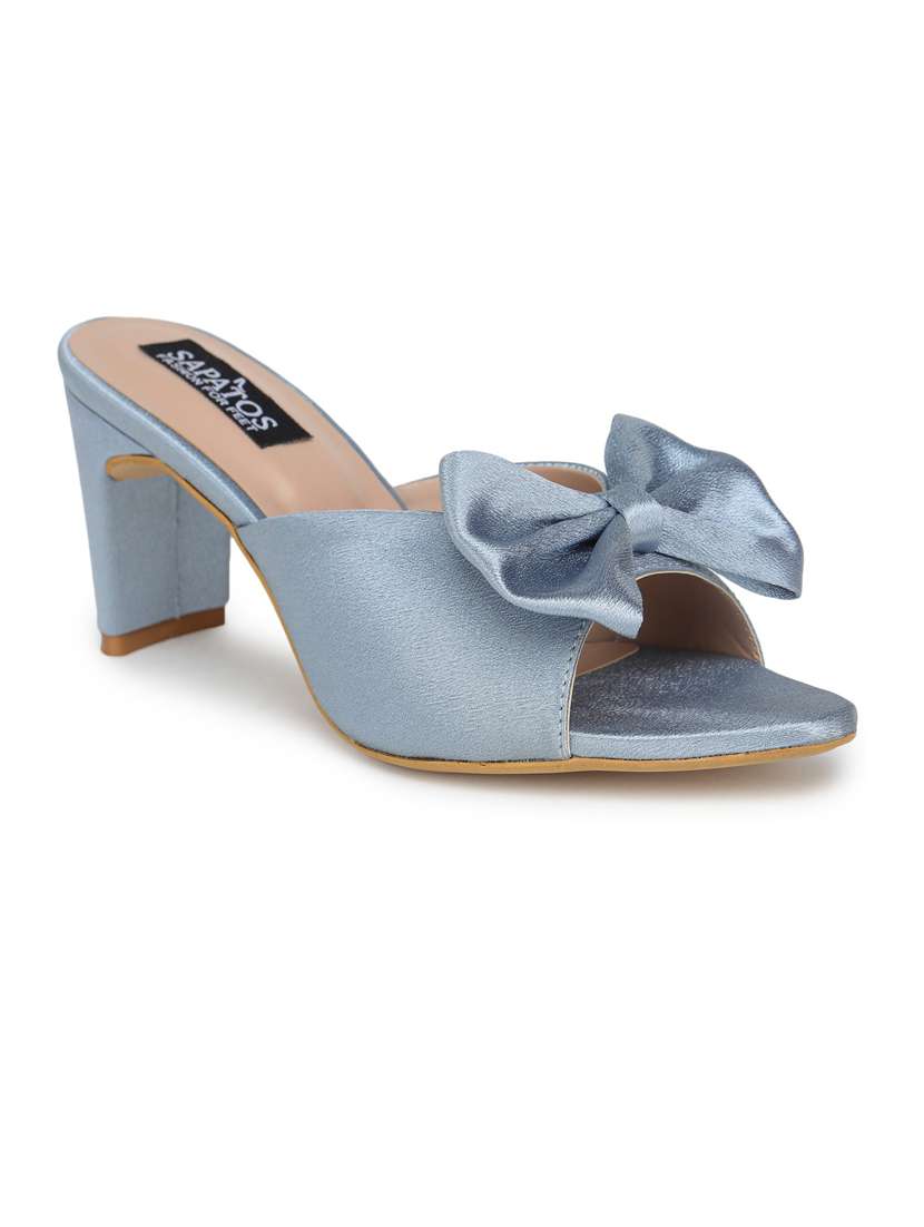light blue slip on sandal - 19129704 - Zoom Image - 0