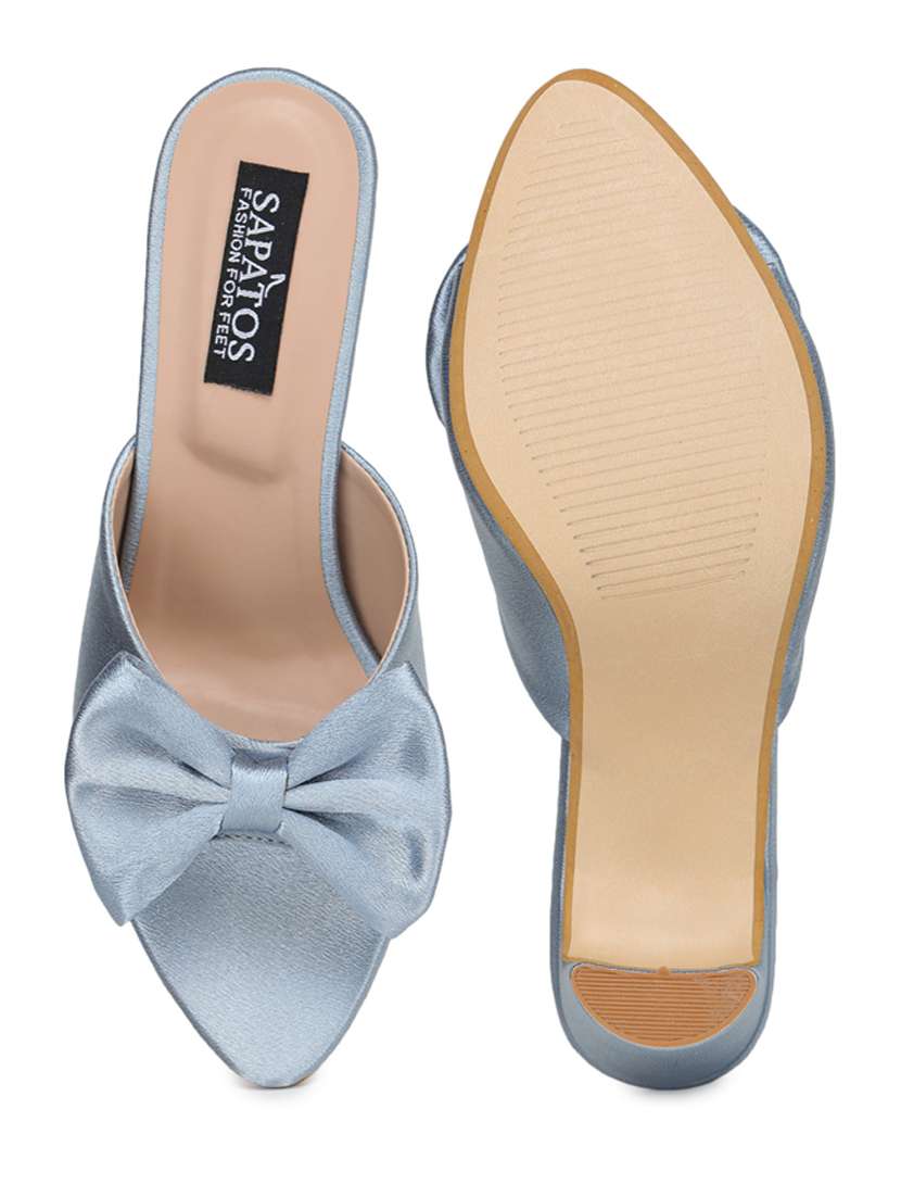 light blue slip on sandal - 19129704 - Standard Image - 3